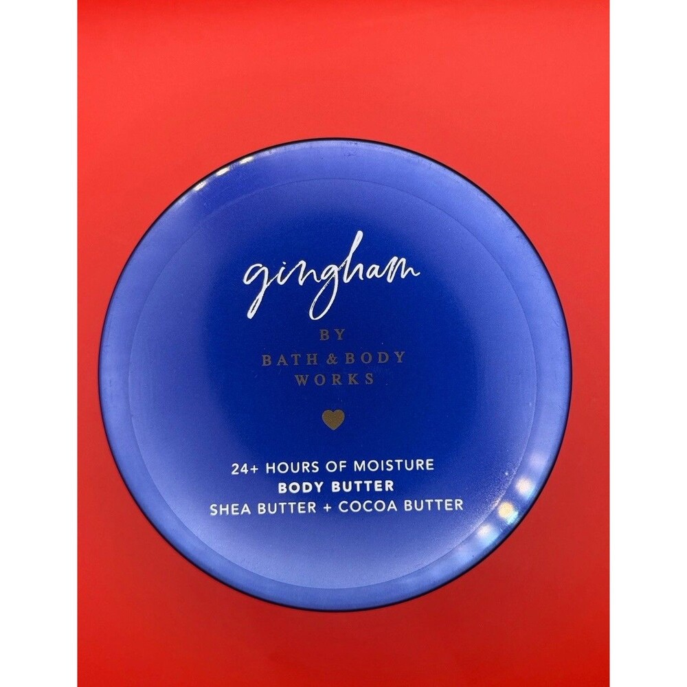 BATH & BODY WORKS GINGHAM WHIPPED SHEA + COCOA BODY BUTTER 6.5 OZ / 185 g NEW!